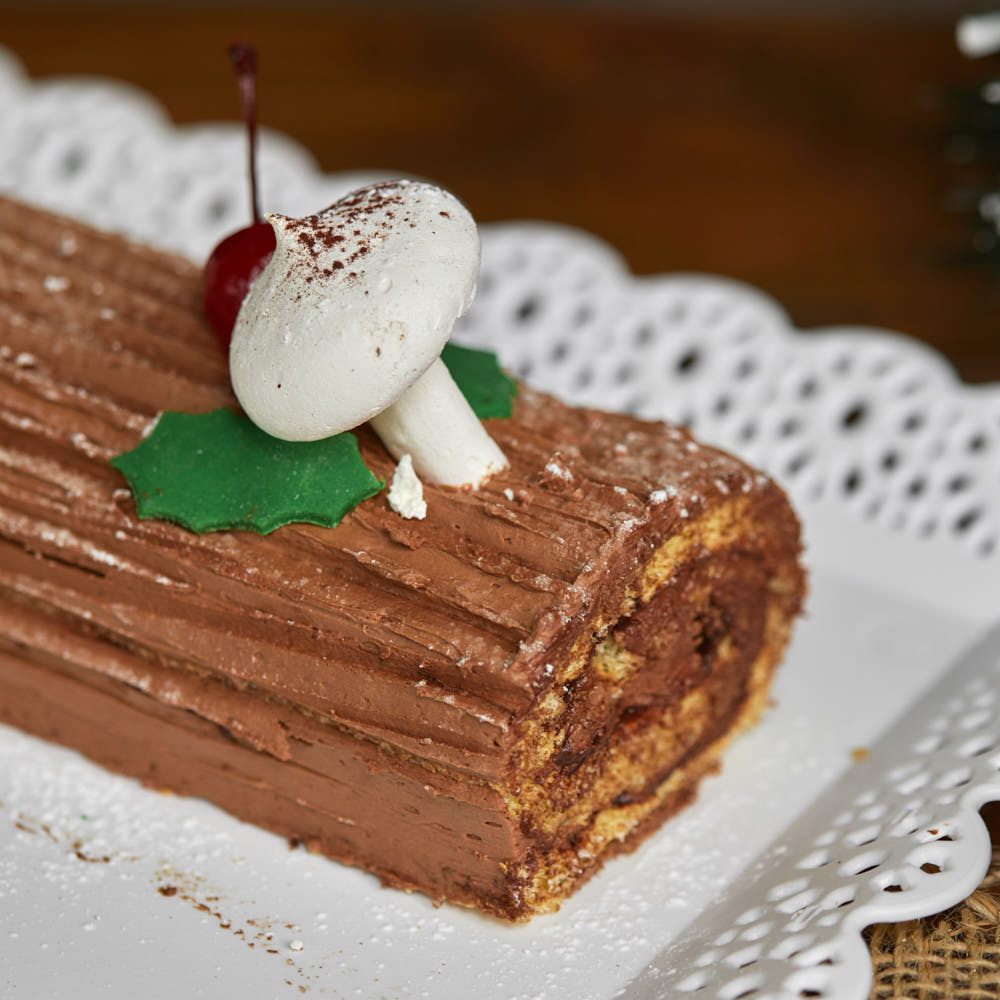 Tronco Natalino de Creme de Avelã - Und